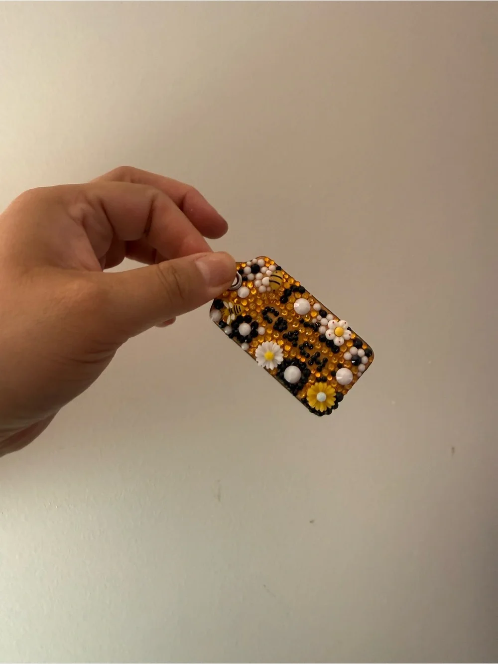 Coach hang tag bedazzled